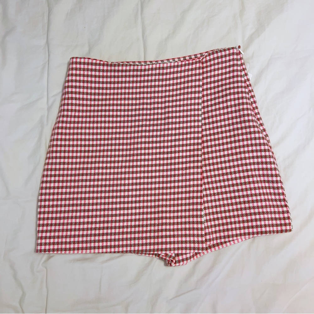 Zara Houndstooth Skort NWOT